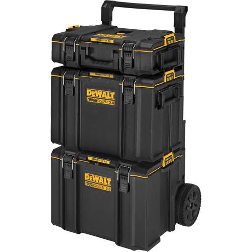 TOUGHSYSTEM&reg; 2.0 Rolling Tower, 24" x 20-2/5" x 34-1/2", Black/Yellow Industrial Sales