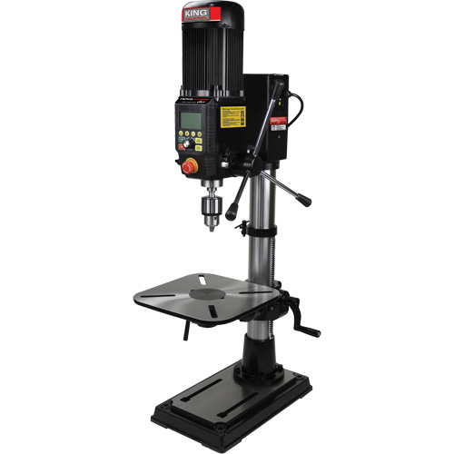 Benchtop DVR Drill Press, 16", 5/8" Chuck, 3000 RPM Industrial Sales