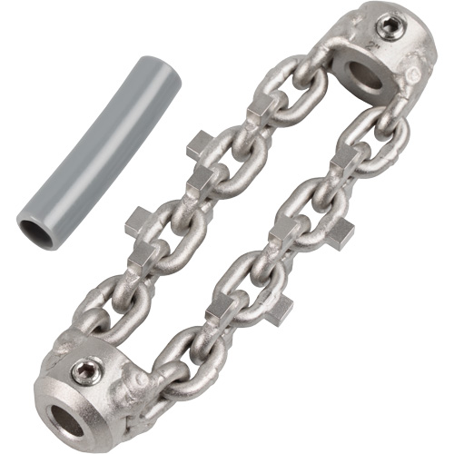Chaîne de nettoyage de tuyaux de 2" pour c&acirc;ble de serpent &agrave; chaîne de 1/4" Industrial Sales