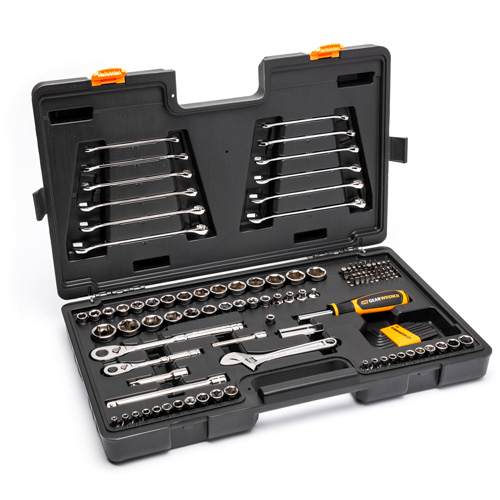 1/4" & 3/8" Drive 72-Tooth, 6-Point Professional Tool Set Industrial Sales