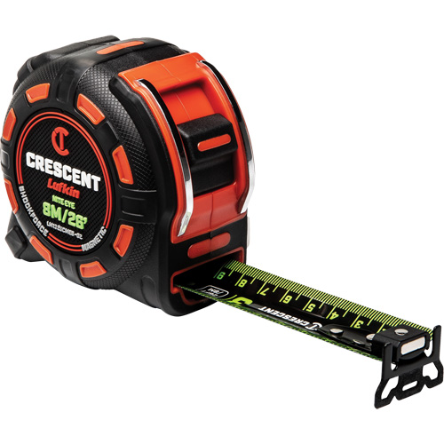 Shockforce NITE EYE Magnetic Tape Measure, 1-1/4" x 25', SAE/Metric Graduations Industrial Sales