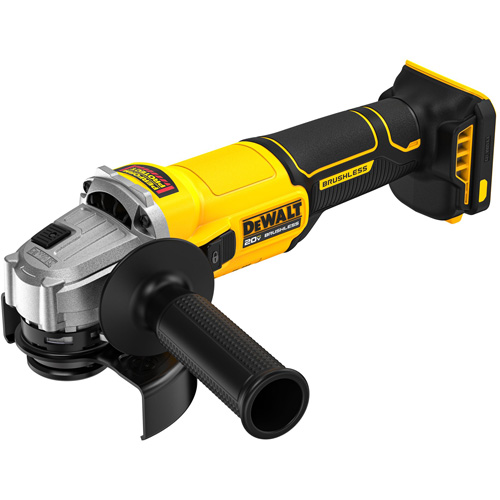 Meuleuse sans fil, sans balai &agrave; interrupteur lat&eacute;ral (outil seulement), Roue de 4-1/2", 20 V Industrial Sales