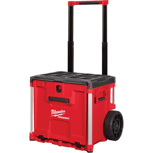 PACKOUT Rolling Drawer Tool Box, 19" x 24" x 20", Black/Red Industrial Sales