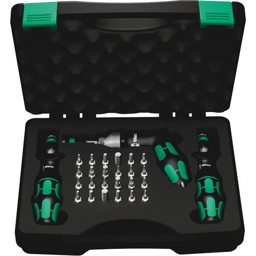 Jeu de tournevis dynamom&eacute;triques 7440/41/42, Gamme de couple 0.3 - 6.0 Nm, 6" Longueur Industrial Sales