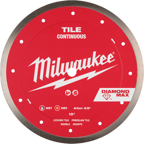 Lame diamant&eacute;e continue pour tuile DIAMOND MAX  Industrial Sales