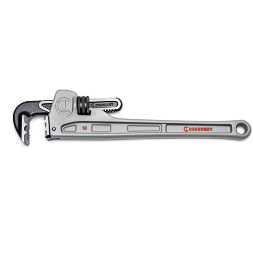 K9 Jaw Pipe Wrench, 2-7/8" Jaw Capacity, 18" Long, Powder Coated Finish, Ergonomic Handle Industrial Sales