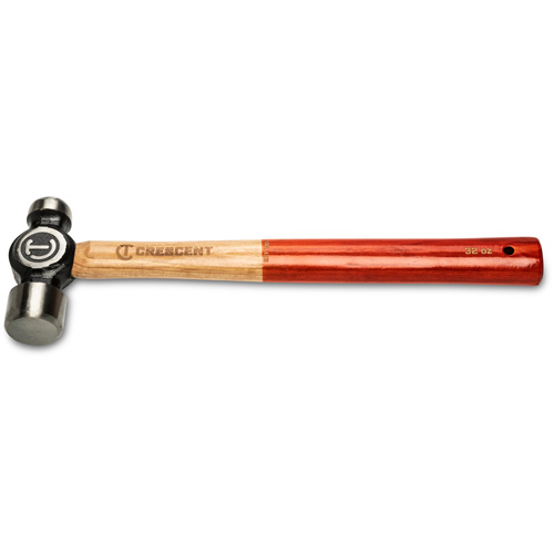 Marteau &agrave; panne ronde, Poids de la t&ecirc;te 32 oz, Face Poli, Prise Bois Industrial Sales