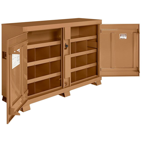Armoire &agrave; bacs mod&egrave;le 129 avec cadenas, Acier, 48 pi³, Havane Industrial Sales
