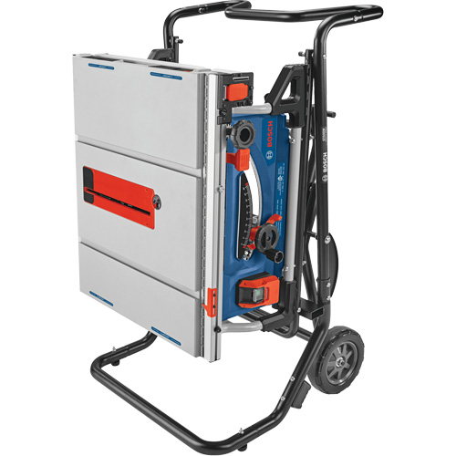 Jobsite Table Saw with Gravity-Rise Wheeled Stand, 120 V, 15 A, 3800 RPM Industrial Sales