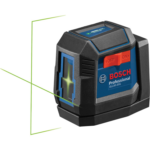 Laser &agrave; lignes crois&eacute;es auto-nivelant &agrave; faisceau vert Industrial Sales