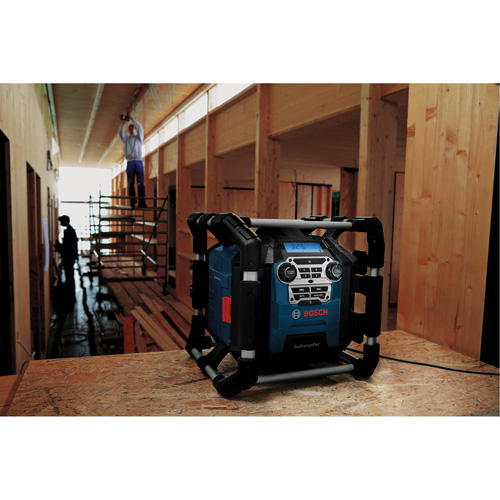 Radio de chantier avec Bluetooth 5.0 et station dalimentation, Lithium-ion, 18 V Industrial Sales