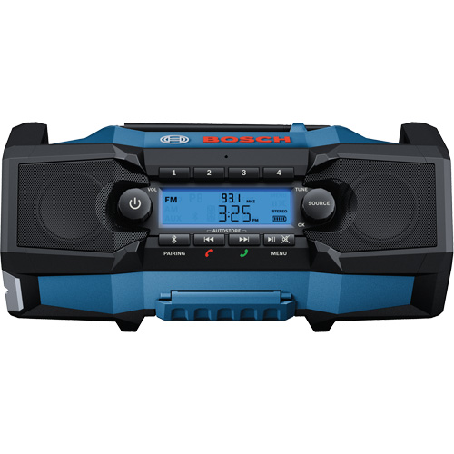 Compact Jobsite Radio with Bluetooth&reg; 5.0, Lithium-Ion, 18 V Industrial Sales