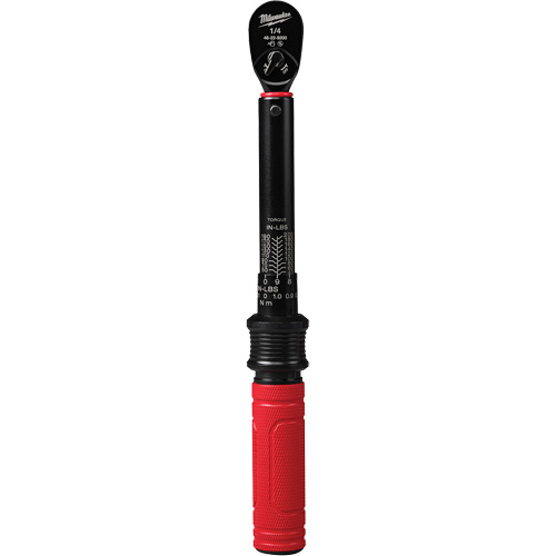 Torque Wrench, Click, 1/4" Square Drive, 4.5 - 22.6 N.m/40 - 200 in-lbs Industrial Sales