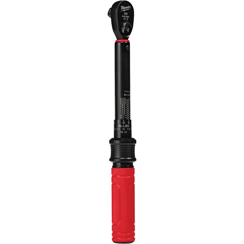Torque Wrench, Click, 3/8" Square Drive, 5.6 - 28.2 N.m/50 - 250 in-lbs Industrial Sales