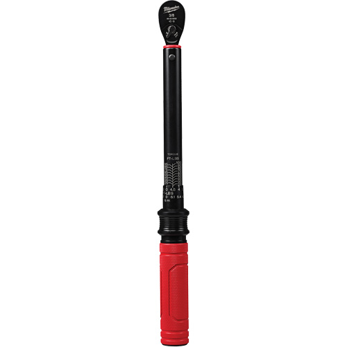 Torque Wrench, Click, 3/8" Square Drive, 20 - 100 in-lbs/27.1 - 135.6 N.m Industrial Sales