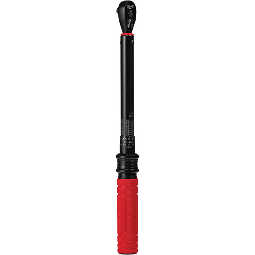 Torque Wrench, Click, 3/8" Square Drive, 20 - 100 in-lbs/27.1 - 135.6 N.m Industrial Sales