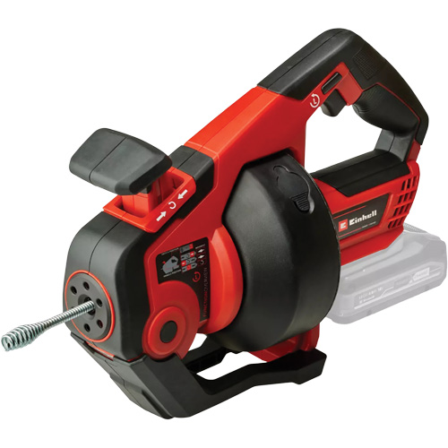 TE-DA 18/760 Li 18V Cordless Drain Auger (Tool Only), Powered, 25' Cable Length, 1/4" Cable Diameter Industrial Sales