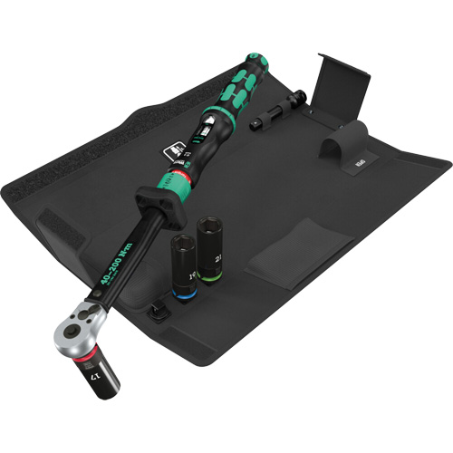 Ensemble cl&eacute; dynamom&eacute;trique Click-Torque Lock C 3 jeu 1 pour changement de roue, 6 Mcx, Prise de 1/2", Profond Industrial Sales