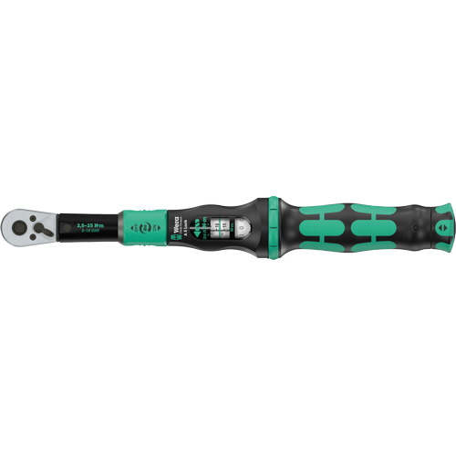 Cl&eacute; dynamom&eacute;trique Click-Torque Lock A 5 r&eacute;glable avec fonction Torque Lock, &agrave; cliquer, Entraînement 1/4" carr&eacute;, 1 - 18 lb-pi Industrial Sales