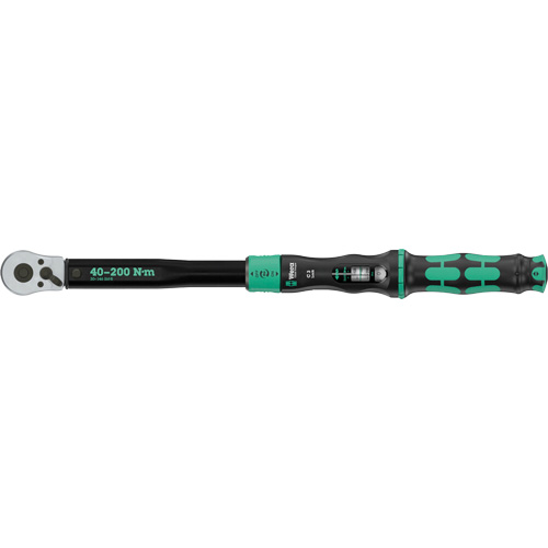 Cl&eacute; dynamom&eacute;trique Click-Torque Lock C 3 r&eacute;glable avec fonction Torque Lock, &agrave; cliquer, Entraînement 1/2" carr&eacute;, 30 - 146 lb-pi Industrial Sales