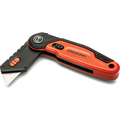 Couteau utilitaire pliant, 1" lame, lame en Acier, poign&eacute;e en Aluminium Industrial Sales