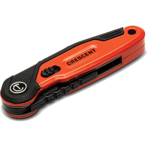 Couteau utilitaire pliant, 1" lame, lame en Acier, poign&eacute;e en Aluminium Industrial Sales