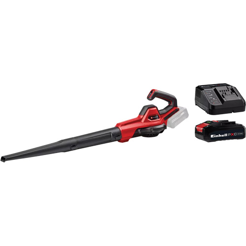 Souffleuse universelle 110 pi3/min sans fil avec batterie 2,5 Ah et ensemble de d&eacute;part de chargeur, 18 V, Vitesse d'air 155,34 mi/h, &agrave; pile Industrial Sales