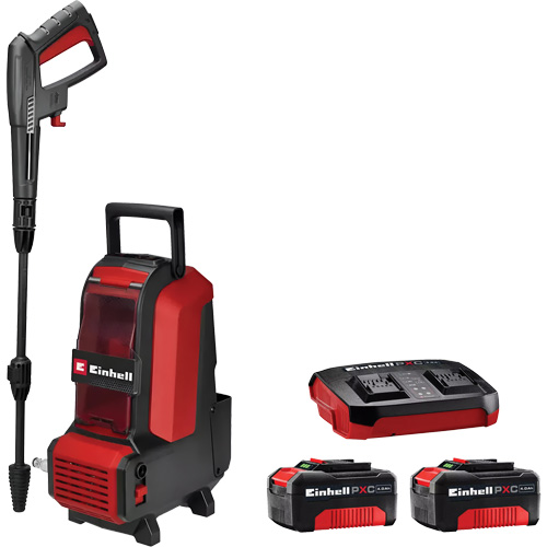 Cordless High Pressure Cleaner with 4Ah PXC Battery & Charger Starter Kit, Battery Powered, 1522 PSI, 1.23 GPM Industrial Sales