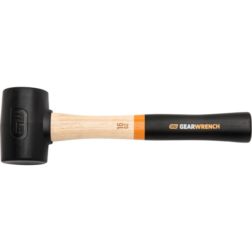 Maillet en caoutchouc, 16 oz, Prise en Bois, 13" lo Industrial Sales