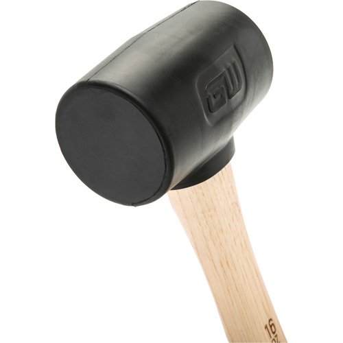 Maillet en caoutchouc, 16 oz, Prise en Bois, 13" lo Industrial Sales