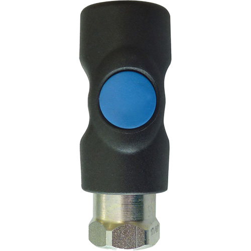 Raccord industriel rapide TOPQUIK S1, Composite en polyester/Acier inoxydable, 1/4", NPT femelle, 174 PSI Industrial Sales