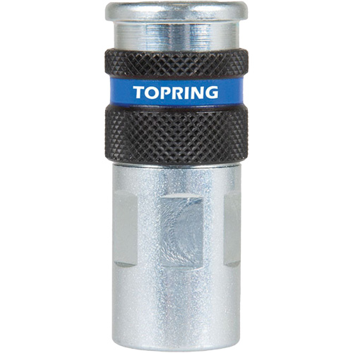 Raccord industriel rapide QUIKSILVER 2, Acier zingu&eacute;, 1/4", NPT femelle, 362 PSI Industrial Sales