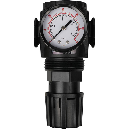 MODULAIR 300 Compressed Air Regulator, 1/2" NPT, 300 psi Max. PSI, In Line/Modular Industrial Sales
