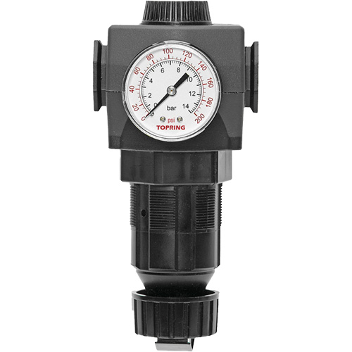 D&eacute;tendeur &agrave; diaphragme en zinc MODULAIR 400, 1/2" NPT, PSI max. de 300 psi, Canalisation/Modulaire Industrial Sales