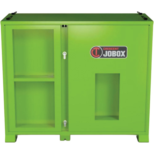 Ventilated Onsite PPE Storage Cabinet, Steel, High-Visibility Lime Green Industrial Sales
