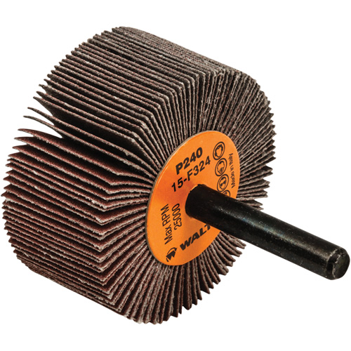 Flap Wheels-Coolcut Flap Wheels, Aluminum Oxide, 240 Grit, 2" x 1" x 1/4" Industrial Sales