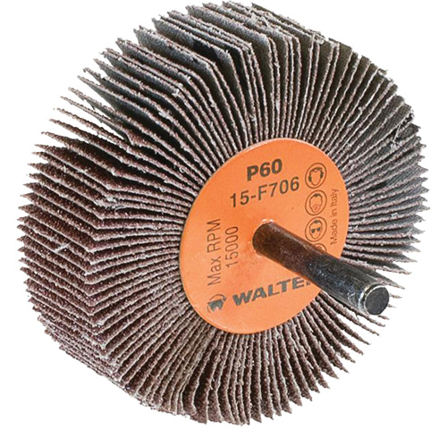 Flap Wheels-Coolcut Flap Wheels, Aluminum Oxide, 60 Grit, 3" x 1" x 1/4" Industrial Sales