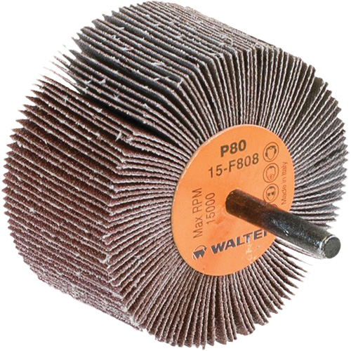 Disques &agrave; lamelles - Meules &agrave; lamelles Coolcut, Oxyde d'aluminium, Grain 80, 3" x 1-1/2" x 1/4" Industrial Sales