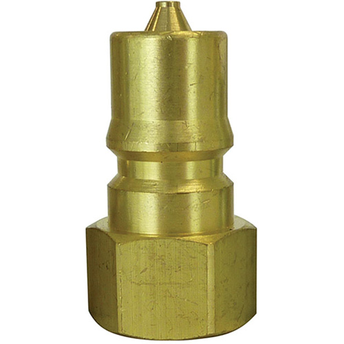 Bouchon pour raccord hydraulique rapide, 3/4" dia., Laiton Industrial Sales