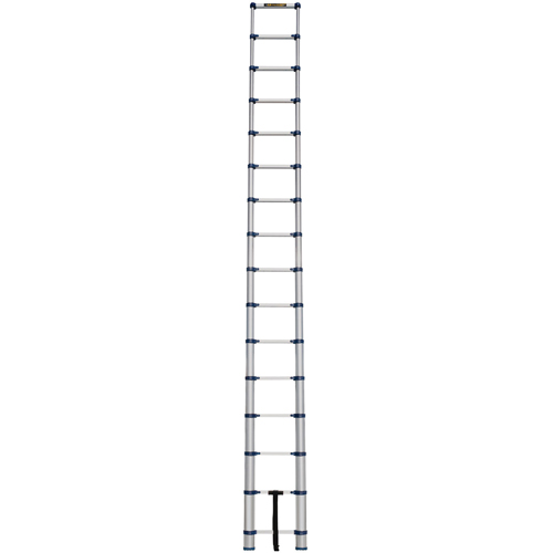 Telescopic Ladder, 3' - 15.5', Aluminum, 250 lbs. Capacity, Type 1 Industrial Sales