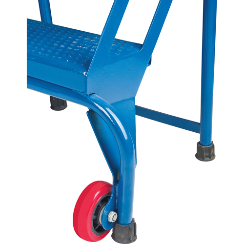 Portable Folding Ladder, 3 Steps, Perforated, 30" High Industrial Sales
