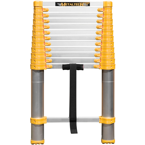 Telescopic Ladder, 3' - 12', Aluminum, 250 lbs. Capacity, Type 1 Industrial Sales