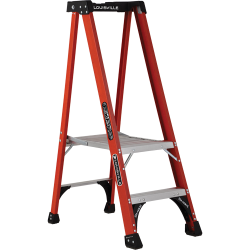 Industrial Extra Heavy-Duty Pro Platform Stepladders (FXP1800 Series), 2', 375 lbs. Cap. Industrial Sales