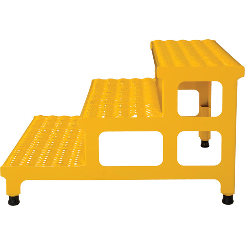Adjustable Step-Mate Stand, 3 Step(s), 36-3/16" W x 33-7/8" L x 22-1/4" H, 500 lbs. Capacity Industrial Sales