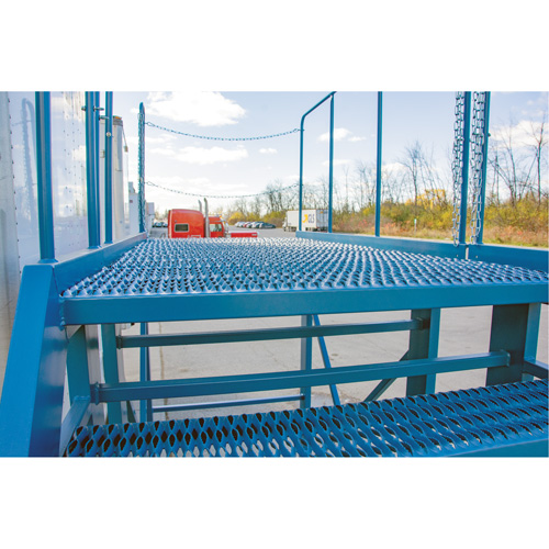 &eacute;chelle &agrave; neige, Acier, 10 Marches, 99" ha, 85-1/2" p, 48" Marche, Stri&eacute; Industrial Sales