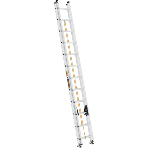 Jobsite Series Extension Ladder, 250 lbs. Cap., 24' H, Grade 1 Industrial Sales