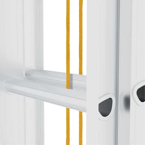 Jobsite Series Extension Ladder, 250 lbs. Cap., 24' H, Grade 1 Industrial Sales