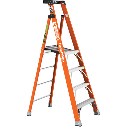 Escabeau avec plateforme Safespace, 4', Cap. De 300 lb Industrial Sales
