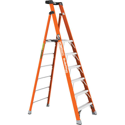 Safespace Platform Step Ladder, 6', 300 lbs. Cap. Industrial Sales
