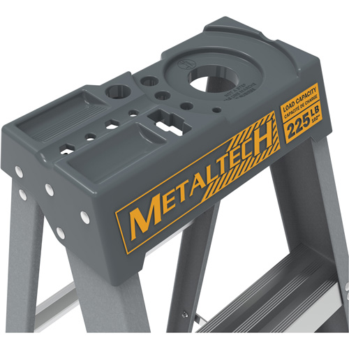 Step Ladder with Paint Tray, 6', Fibreglass, 225 lbs. Capacity, Type 2 Industrial Sales